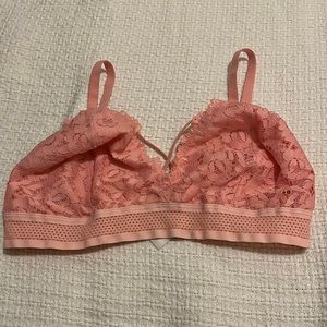 Xhilaration Triangle Bralette. Pink. Size XL.